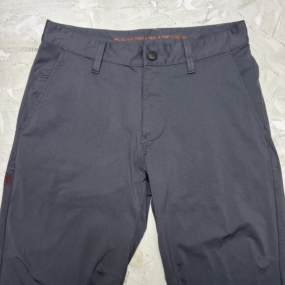 Rhone Commuter Pant SIZE 28 x 32 Iron Gray Straight Leg Stretch Flex-Knit Chino - Picture 8 of 13